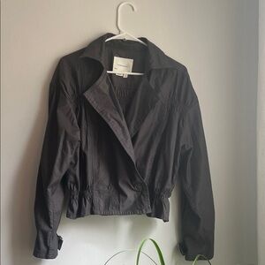 Anthropologie Dark Gray Blazer Jacket